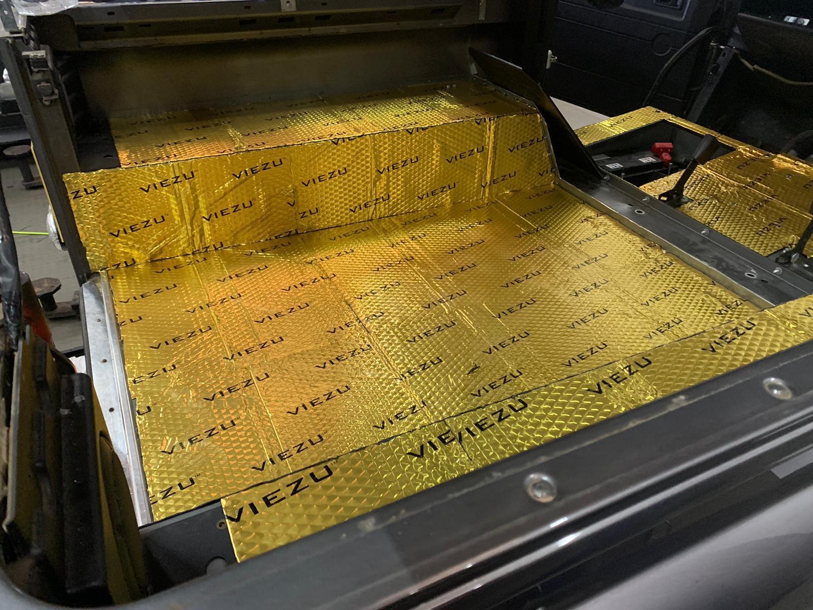 Land Rover Defender Soundproofing, Land Rover Defender Soundproofing and sound deadening material