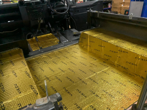 Land Rover Defender Soundproofing and sound deadening material